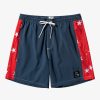 Mens Quiksilver Elastic Waist | Original Arch 17" Volleys Midnight Navy