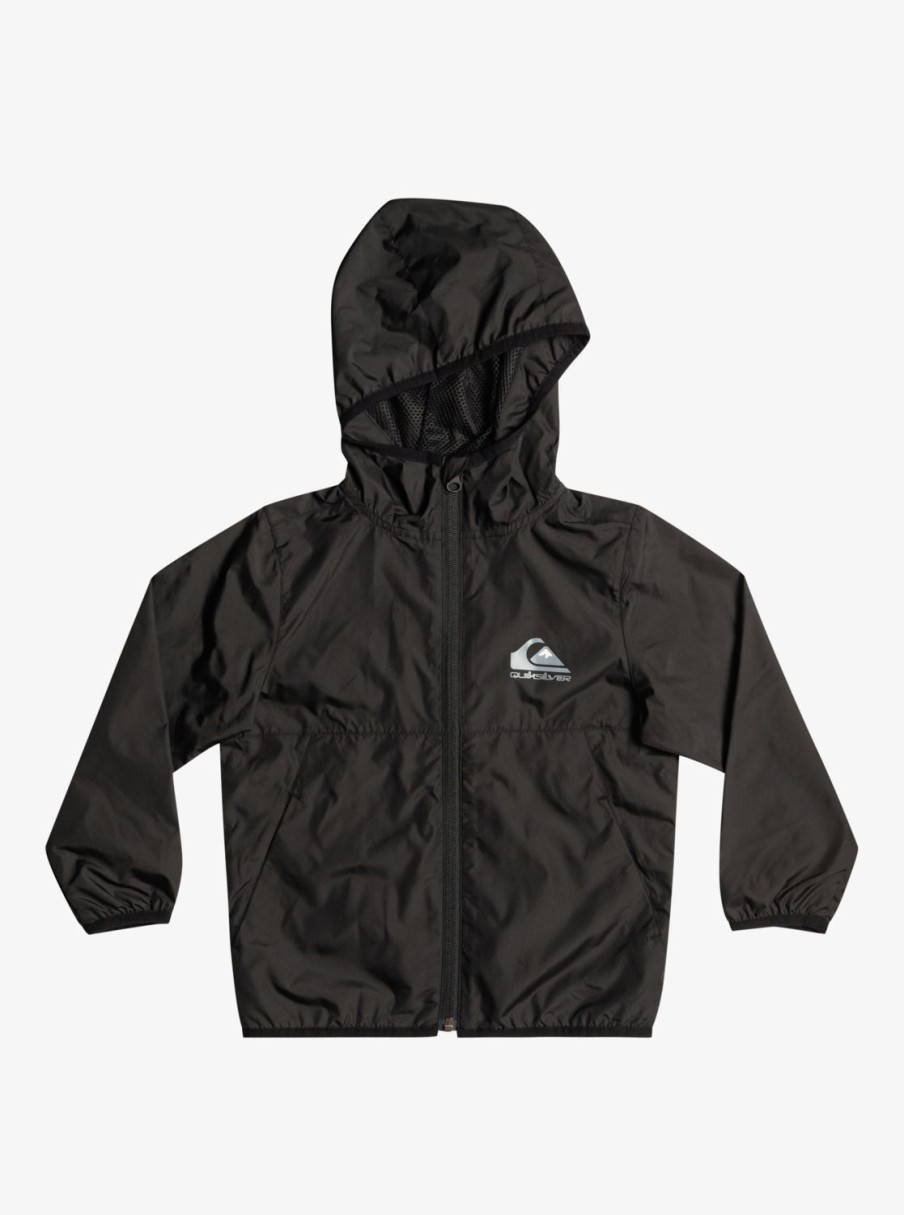 Boys Quiksilver Jackets | Boy'S 2-7 Everyday Track Jacket Black