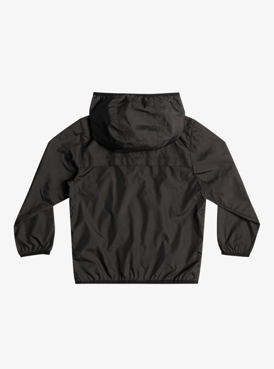 Boys Quiksilver Jackets | Boy'S 2-7 Everyday Track Jacket Black