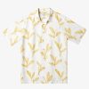 Waterman Quiksilver | Waterman Ginger Stalks Short Sleeve Shirt Oil Yellow Ginger Stalks