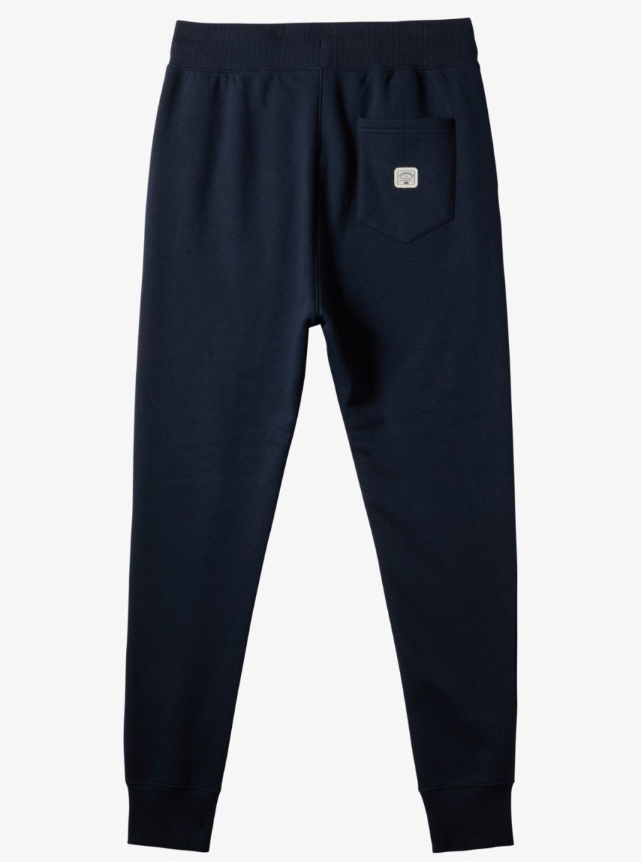 Mens Quiksilver Pants | Emboss Slim Joggers Navy Blazer