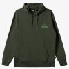 Mens Quiksilver Sweatshirts & Hoodies | Omni Logo Hoodie Climbing Ivy