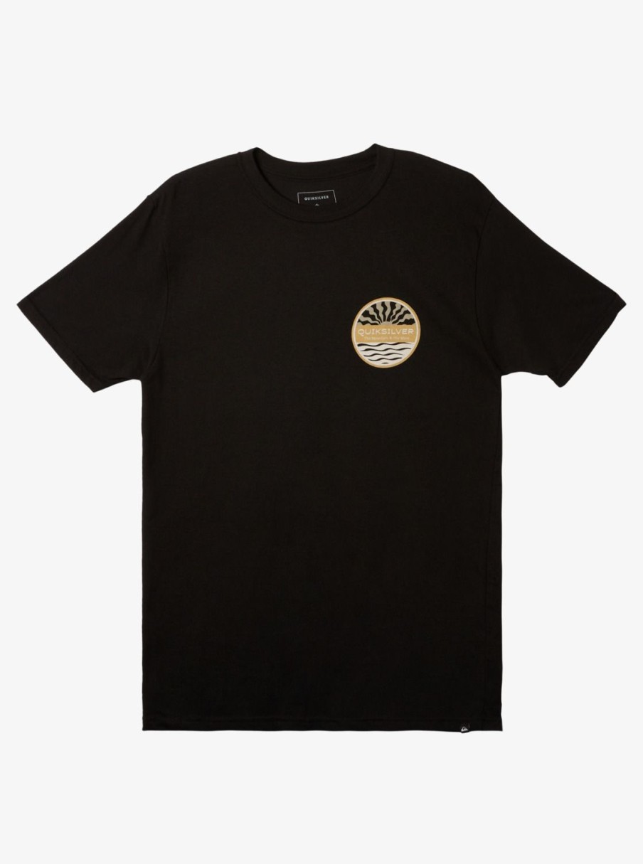 Mens Quiksilver Tees | Sea Brigade T-Shirt Black