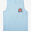 Mens Quiksilver Tees | Sunset Dreams Tank Top Clear Sky