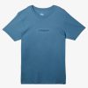 Mens Quiksilver Tees | Level Up T-Shirt Aegean Blue