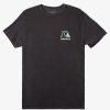 Mens Quiksilver Tees | Circle Back T-Shirt Charcoal Heather