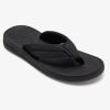 Mens Quiksilver Sandals | Travel Oasis Sandals Black/Black/Brown