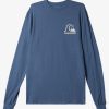 Mens Quiksilver Tees | The Original Long Sleeve T-Shirt Bering Sea