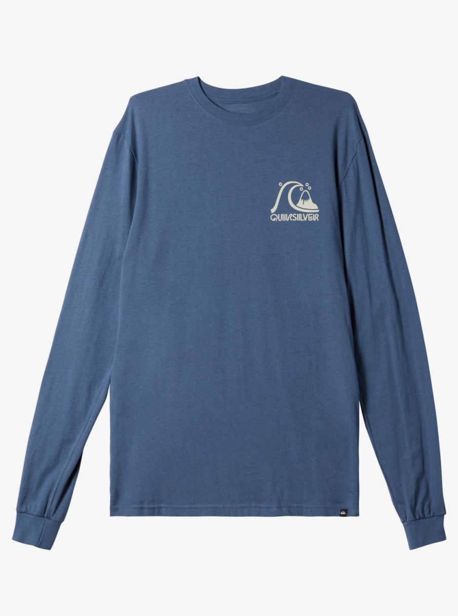 Mens Quiksilver Tees | The Original Long Sleeve T-Shirt Bering Sea