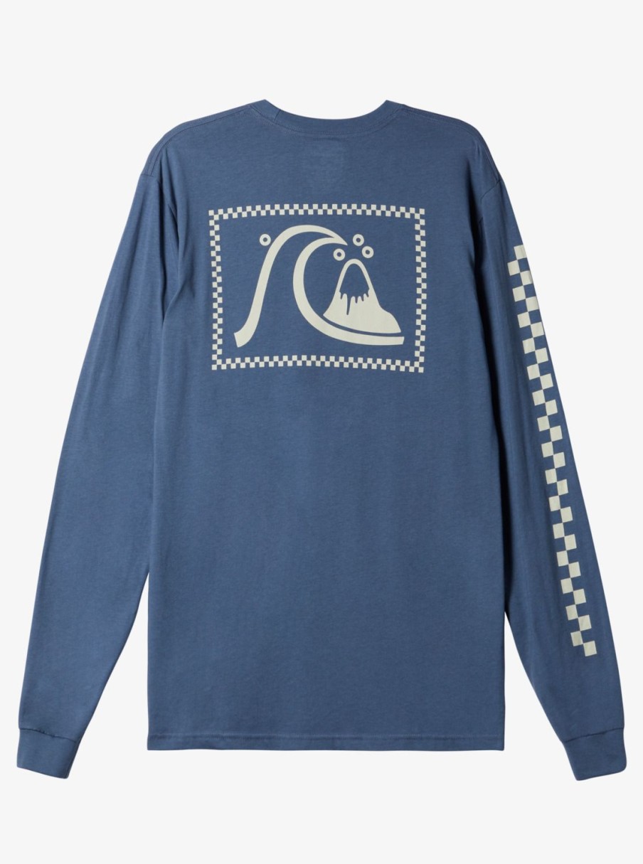 Mens Quiksilver Tees | The Original Long Sleeve T-Shirt Bering Sea