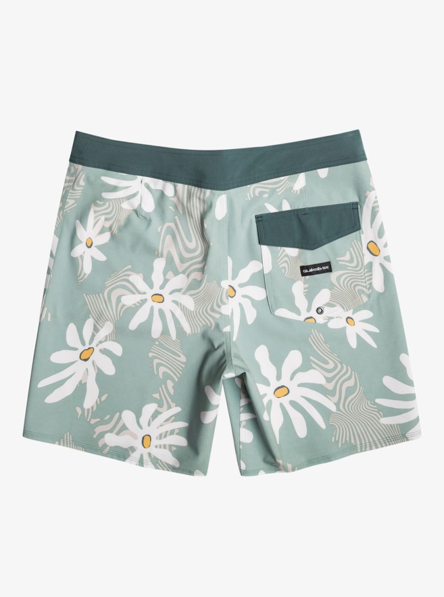 Mens Quiksilver Boardshorts | Surfsilk 69 18" Boardshorts Iceberg Green