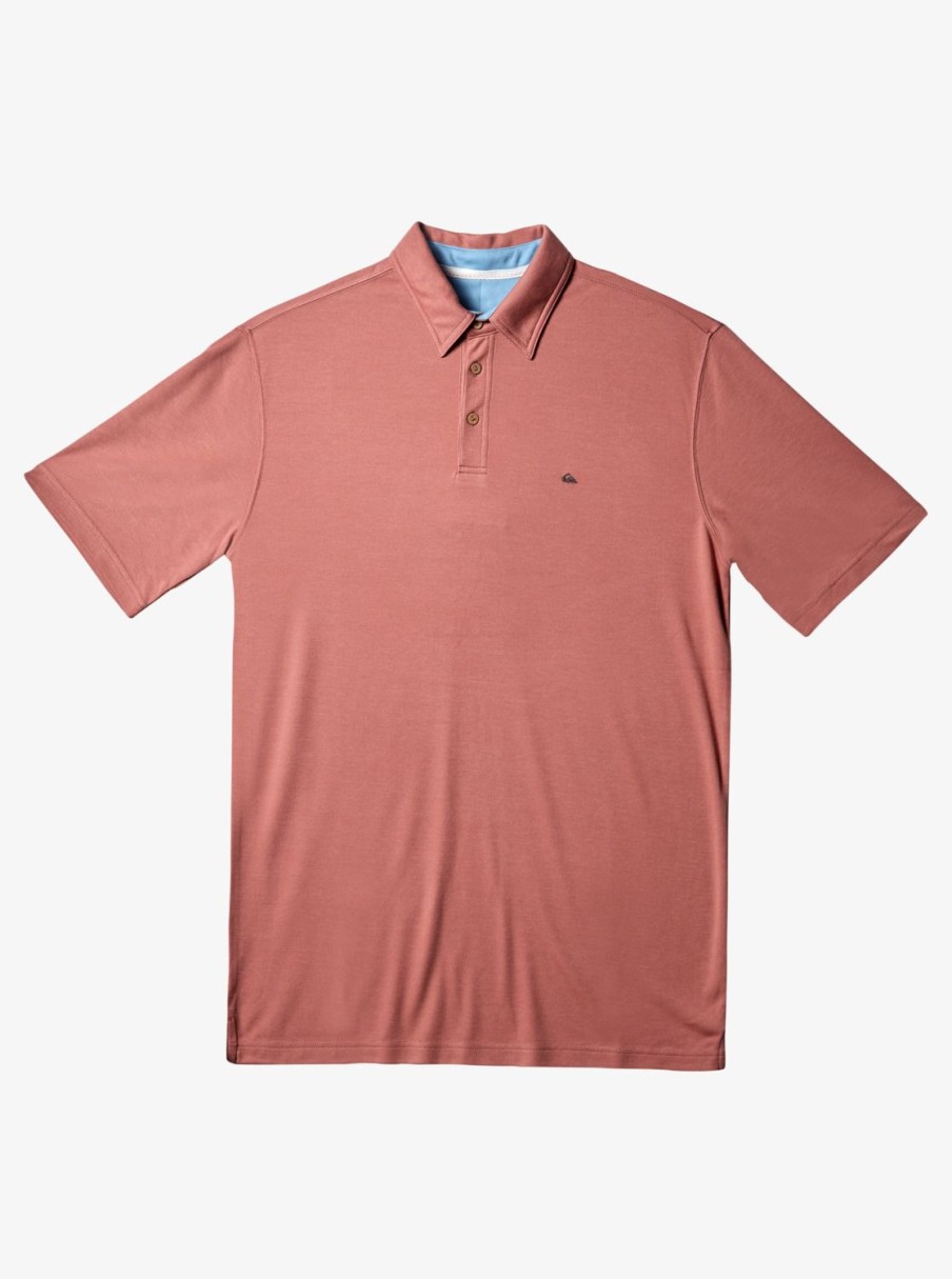 Waterman Quiksilver | Waterman Waterpolo Short Sleeve Polo Shirt Ash Rose