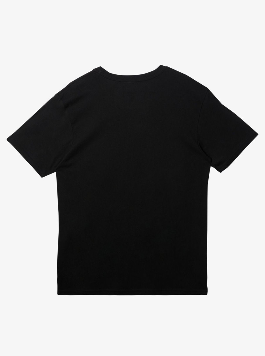 Mens Quiksilver Tees | Level Up T-Shirt Black