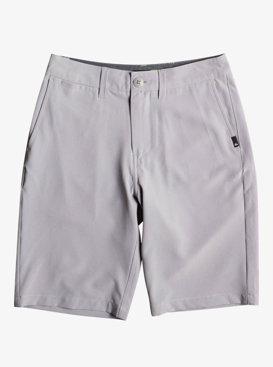 Boys Quiksilver Shorts | Boy'S 8-16 Ocean Union 19" Amphibian Boardshorts Sleet