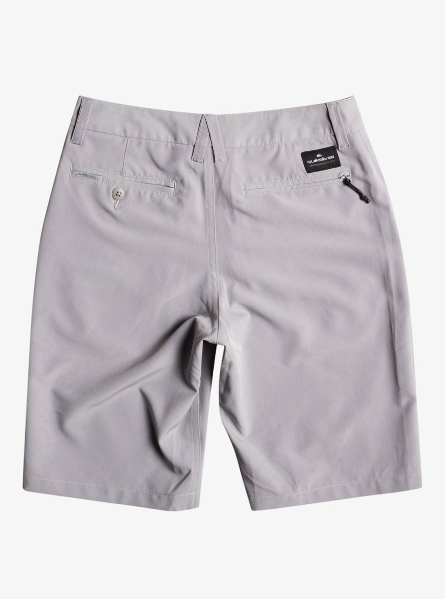 Boys Quiksilver Shorts | Boy'S 8-16 Ocean Union 19" Amphibian Boardshorts Sleet