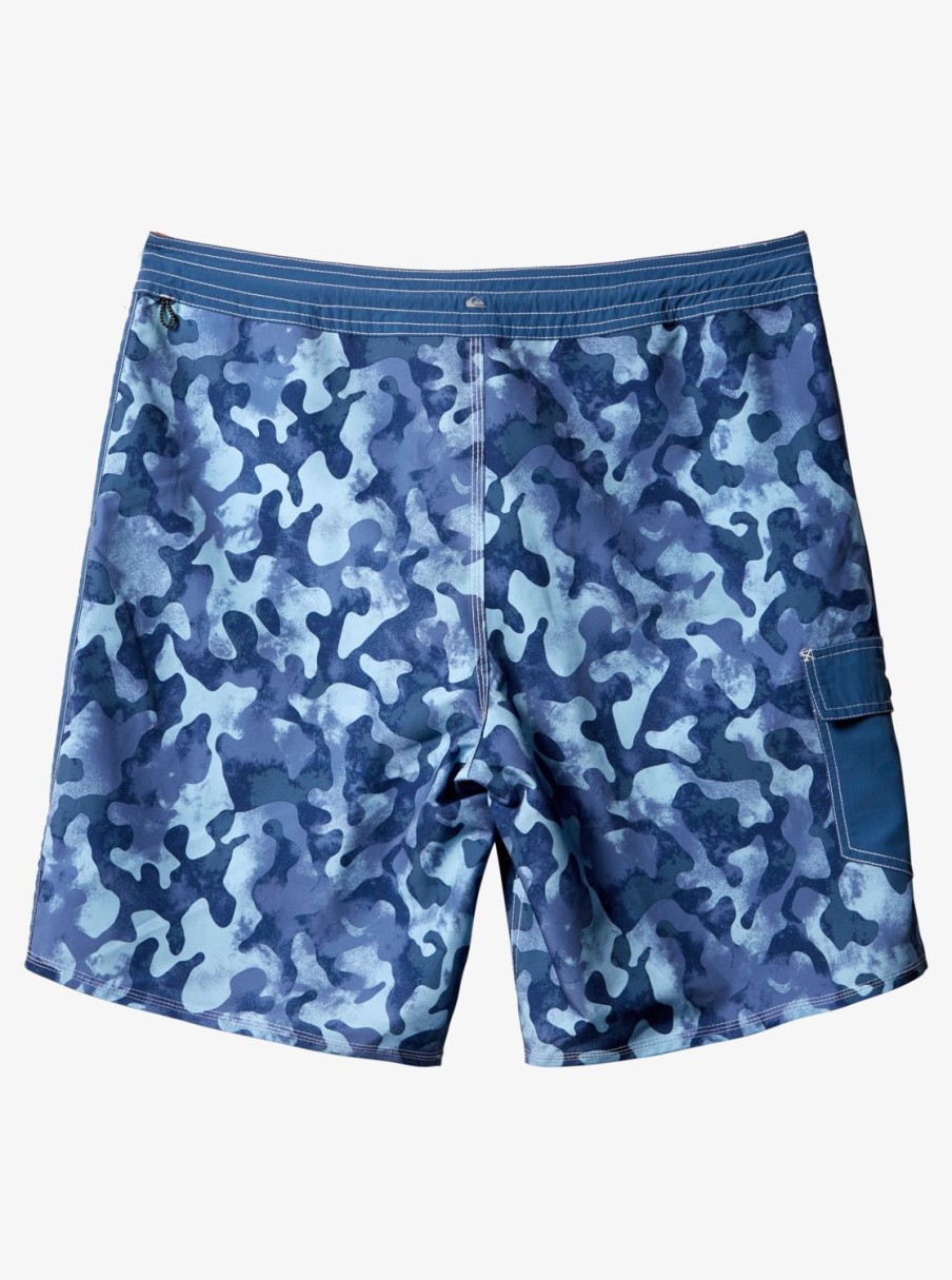 Waterman Quiksilver | Waterman Throwback Camo 19" Boardshorts Ensign Blue Throwback