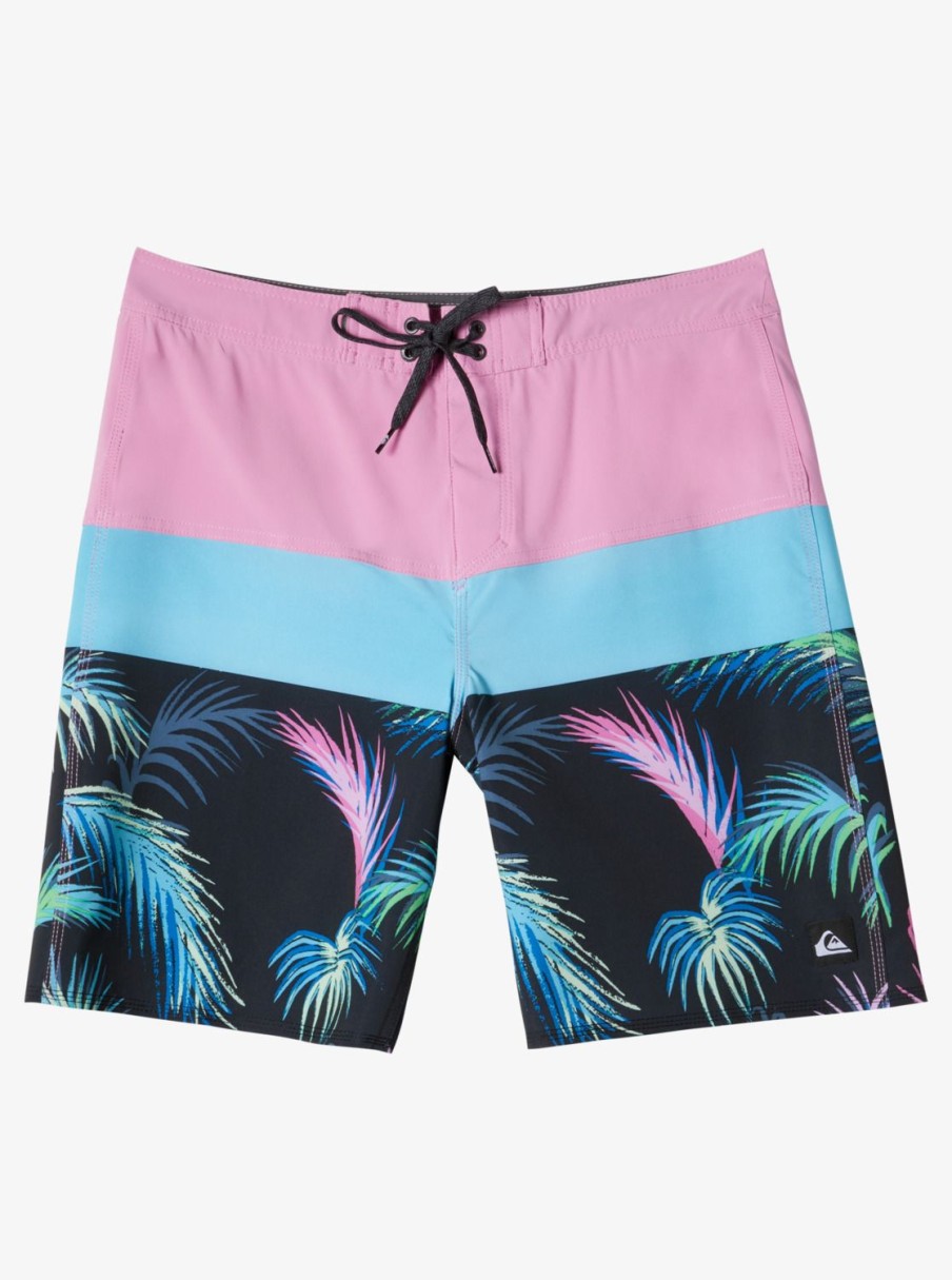 Mens Quiksilver Boardshorts | Surfsilk Panel 20" Boardshorts Moonlite Mauve