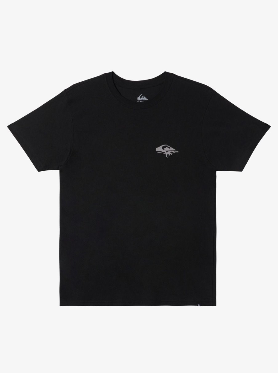 Mens Quiksilver Tees | Tuned Up T-Shirt Black