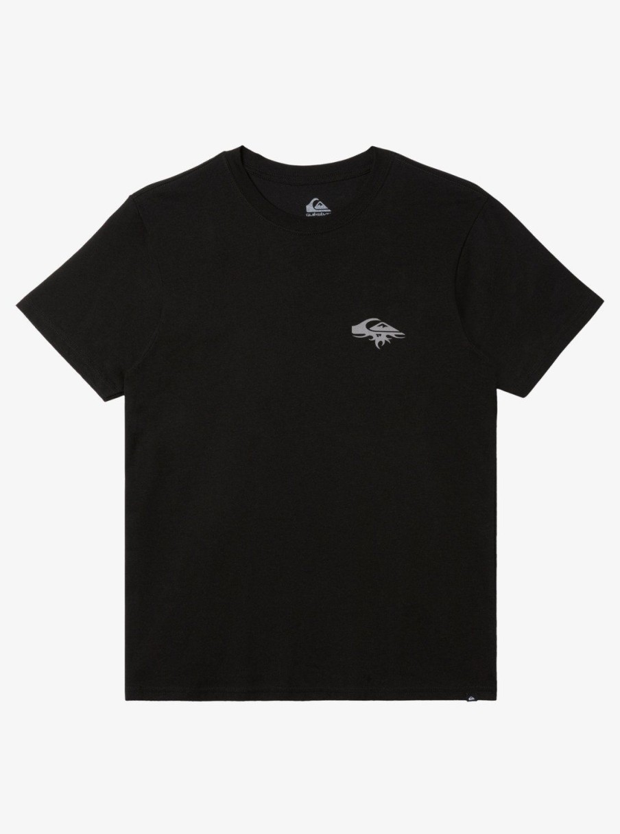 Mens Quiksilver Tees | Tuned Up T-Shirt Black