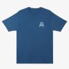 Mens Quiksilver Tees | Waterman Bruiser Qt-Shirt Ensign Blue