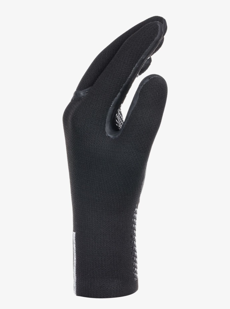 Mens Quiksilver Wetsuits | 3Mm Marathon Sessions Wetsuit Gloves Black