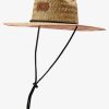 Mens Quiksilver Hats | Outsider Straw Lifeguard Hat Baked Clay