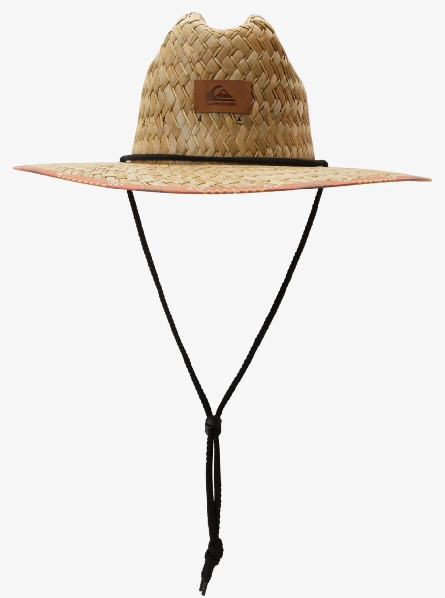 Mens Quiksilver Hats | Outsider Straw Lifeguard Hat Baked Clay