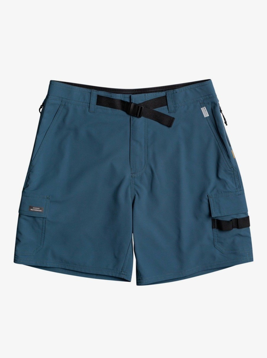 Waterman Quiksilver | Waterman Azimuth Amphibian 18" Shorts Midnight Navy