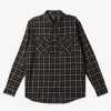 Mens Quiksilver Shirts & Polos | Dulsie Long Sleeve Shirt Black Dulsie