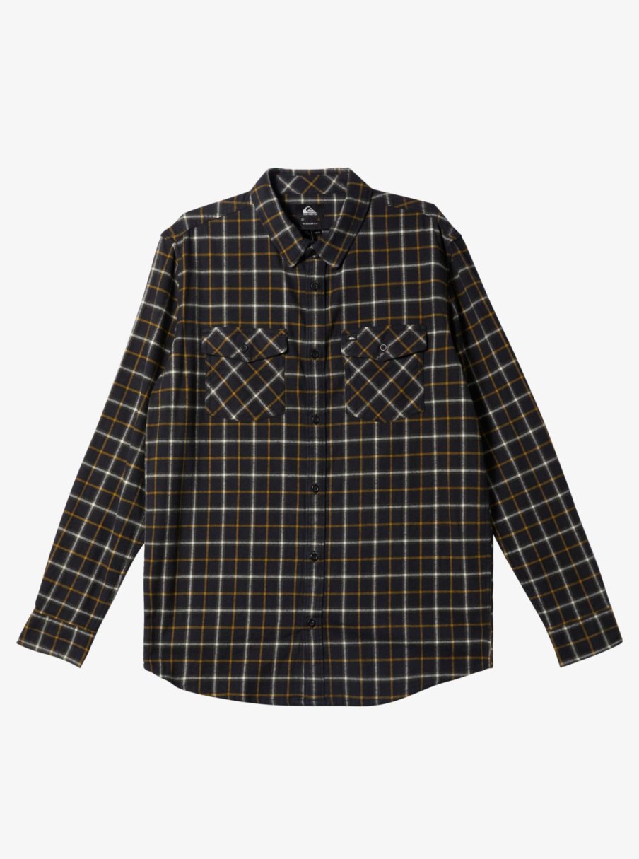 Mens Quiksilver Shirts & Polos | Dulsie Long Sleeve Shirt Black Dulsie