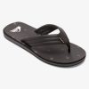 Mens Quiksilver Sandals | Carver Print Sandals Black 4