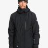 Mens Quiksilver Layers | Mission Gore-Tex® Snow Jacket True Black