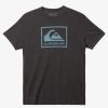 Mens Quiksilver Tees | Casual Encounter T-Shirt Charcoal Heather