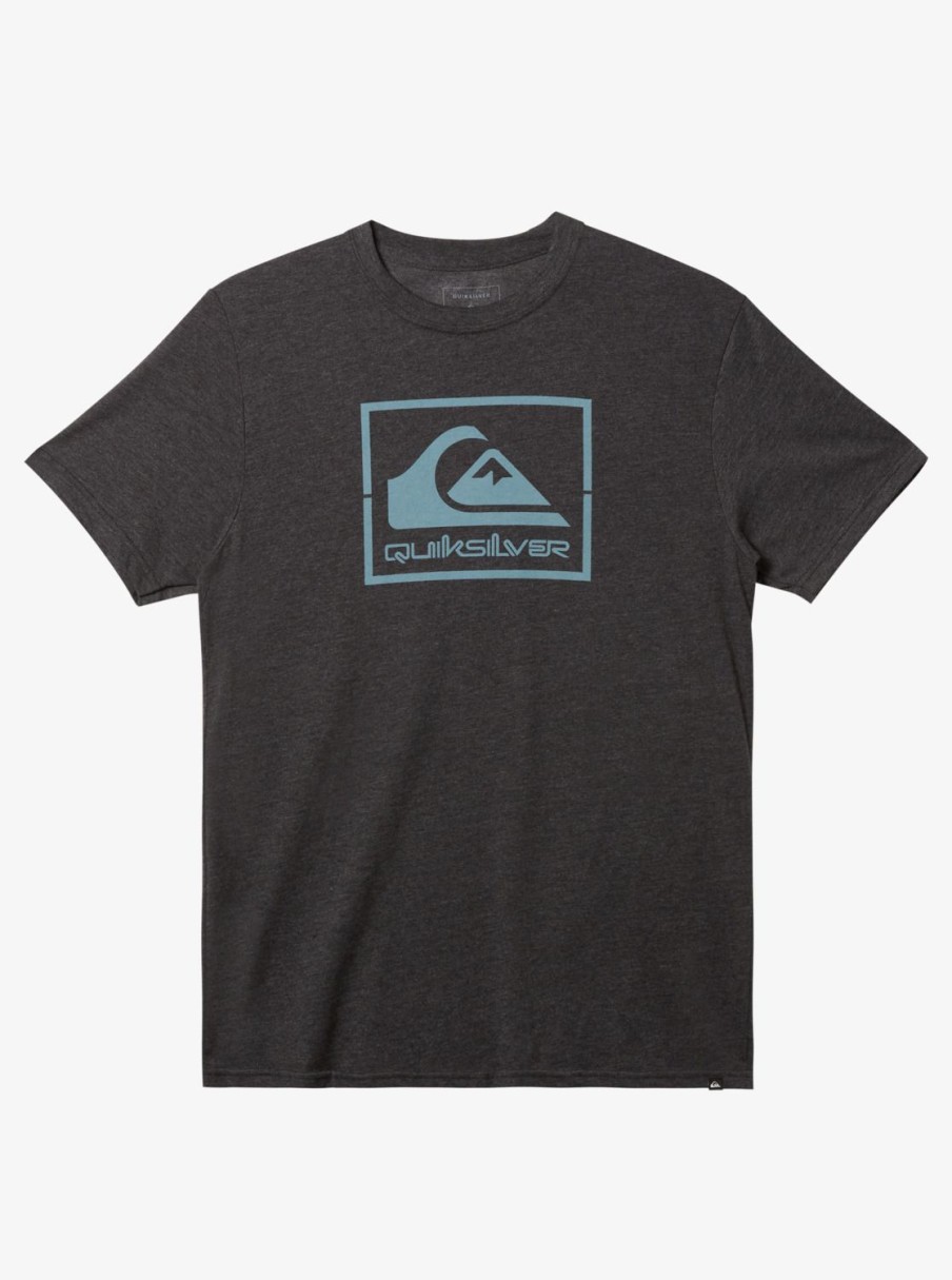 Mens Quiksilver Tees | Casual Encounter T-Shirt Charcoal Heather