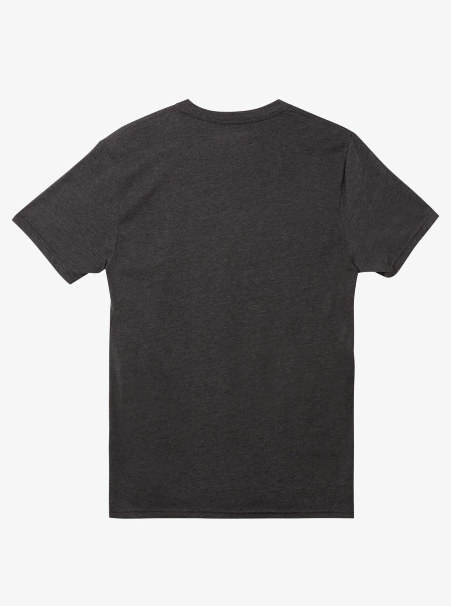 Mens Quiksilver Tees | Casual Encounter T-Shirt Charcoal Heather