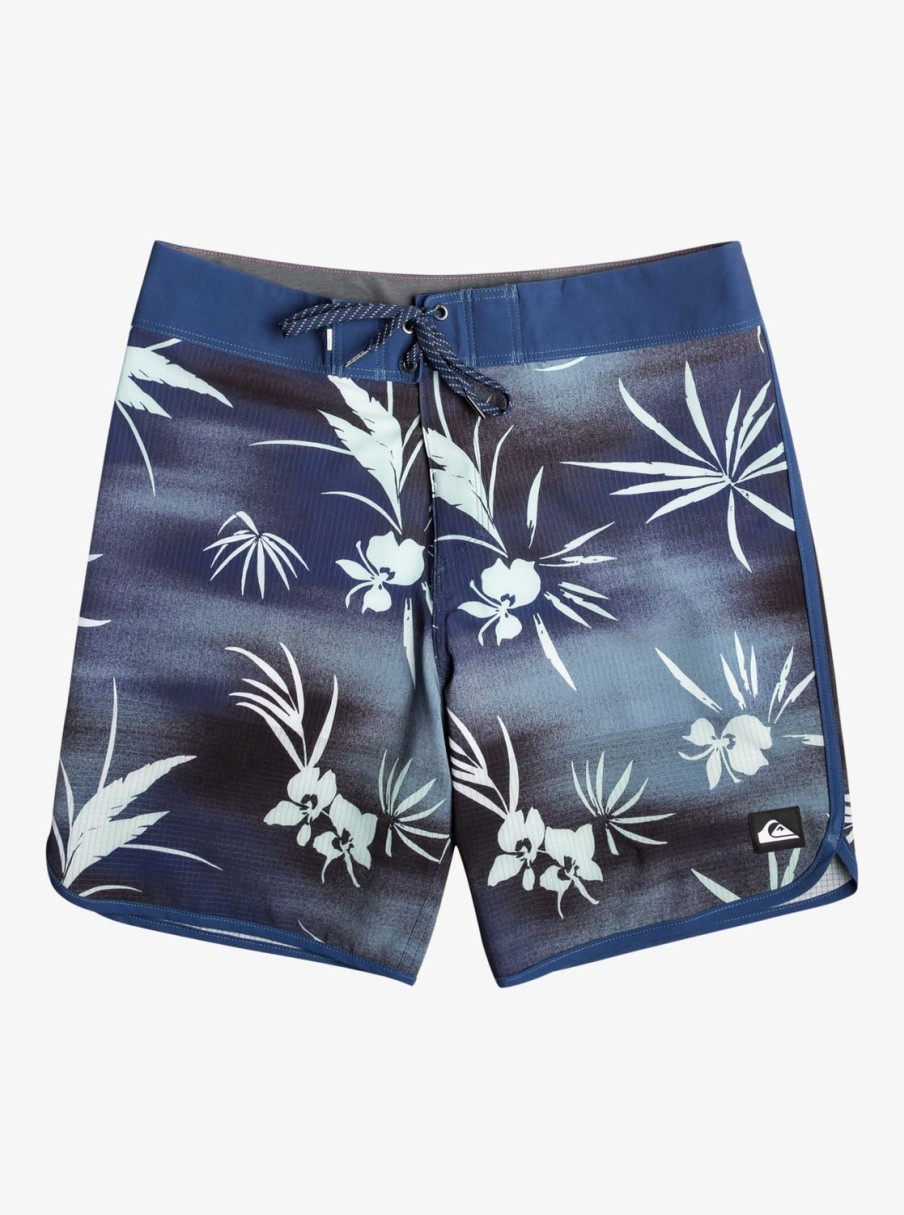 Mens Quiksilver Boardshorts | Highline Scallop 19" Boardshorts Naval Accademy