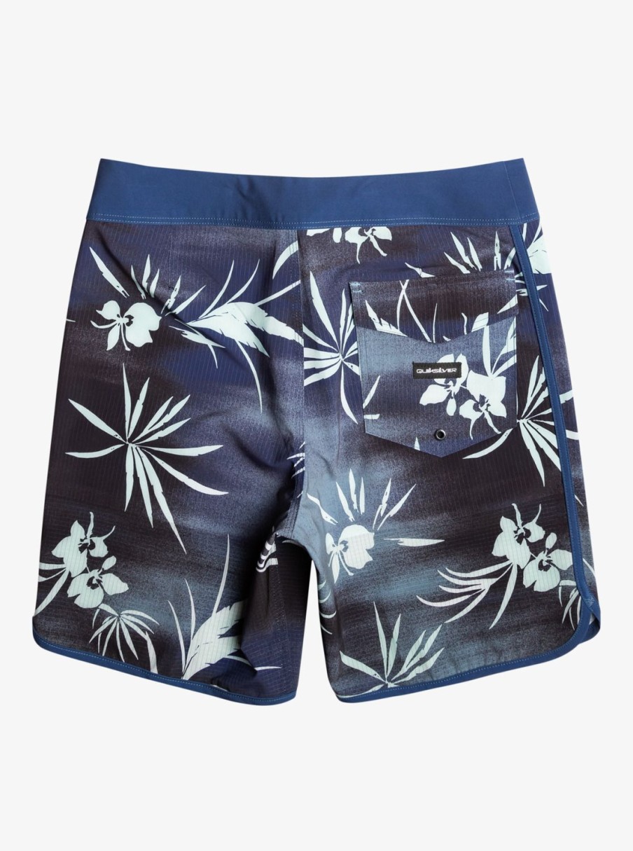 Mens Quiksilver Boardshorts | Highline Scallop 19" Boardshorts Naval Accademy