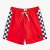 Mens Quiksilver Elastic Waist | Original Arch 17" Volleys High Risk Red