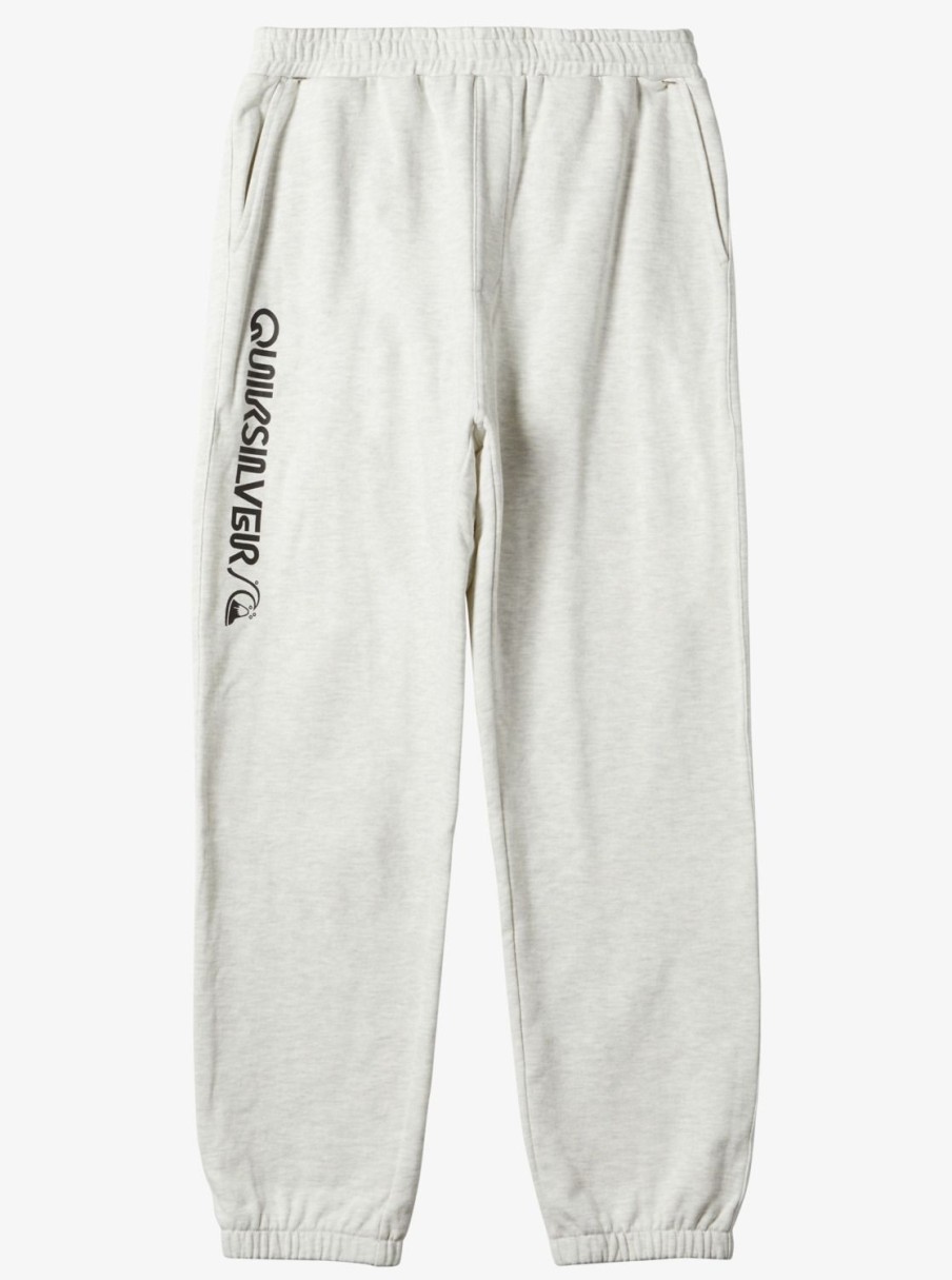 Mens Quiksilver Pants | The Original Joggers White Marble Heather