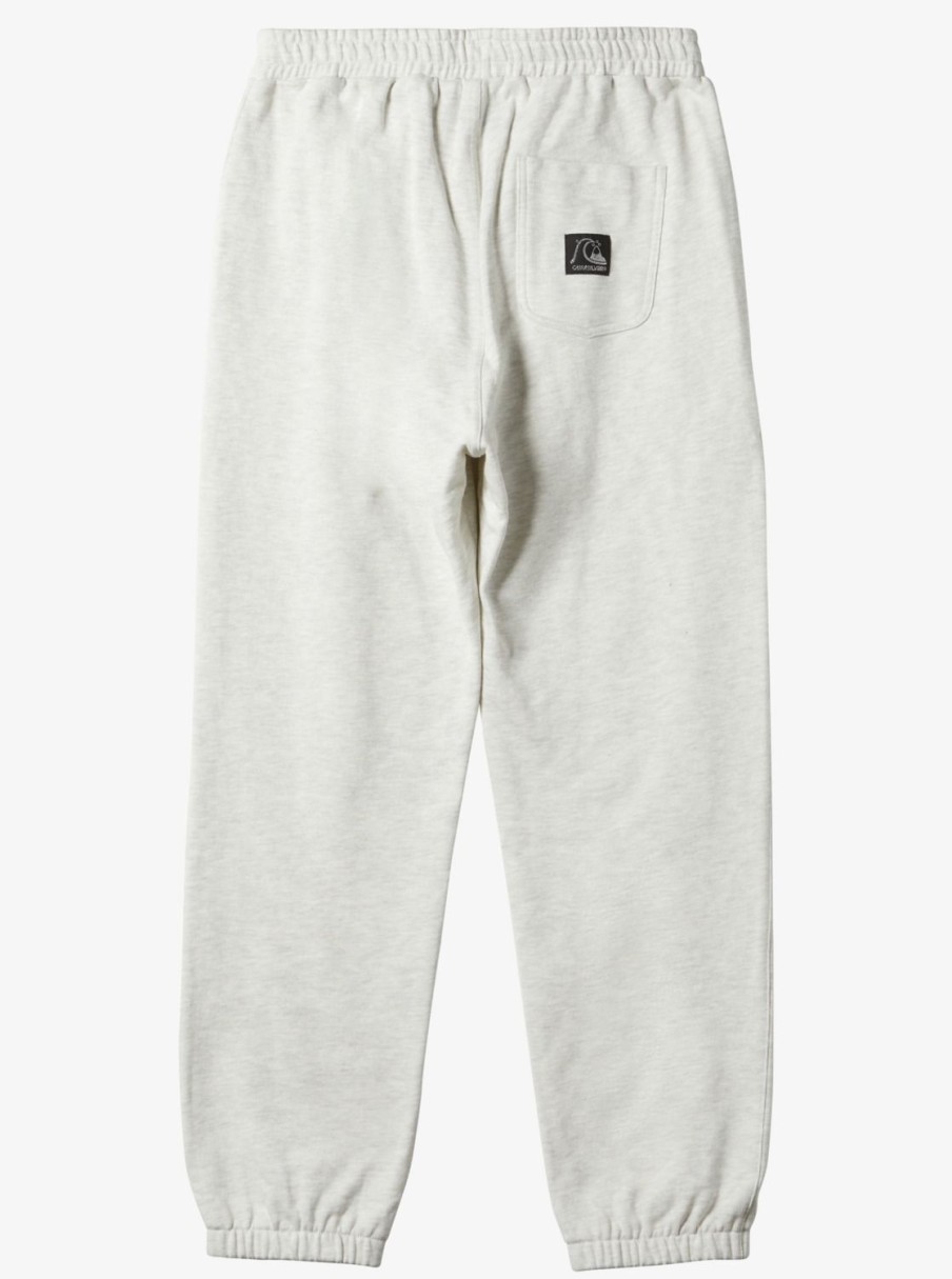 Mens Quiksilver Pants | The Original Joggers White Marble Heather