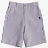 Boys Quiksilver Shorts | Boy'S 2-7 Union Amphibian 14" Hybrid Shorts Sleet