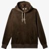 Mens Quiksilver Sweatshirts & Hoodies | Cord Hoodie Major Brown