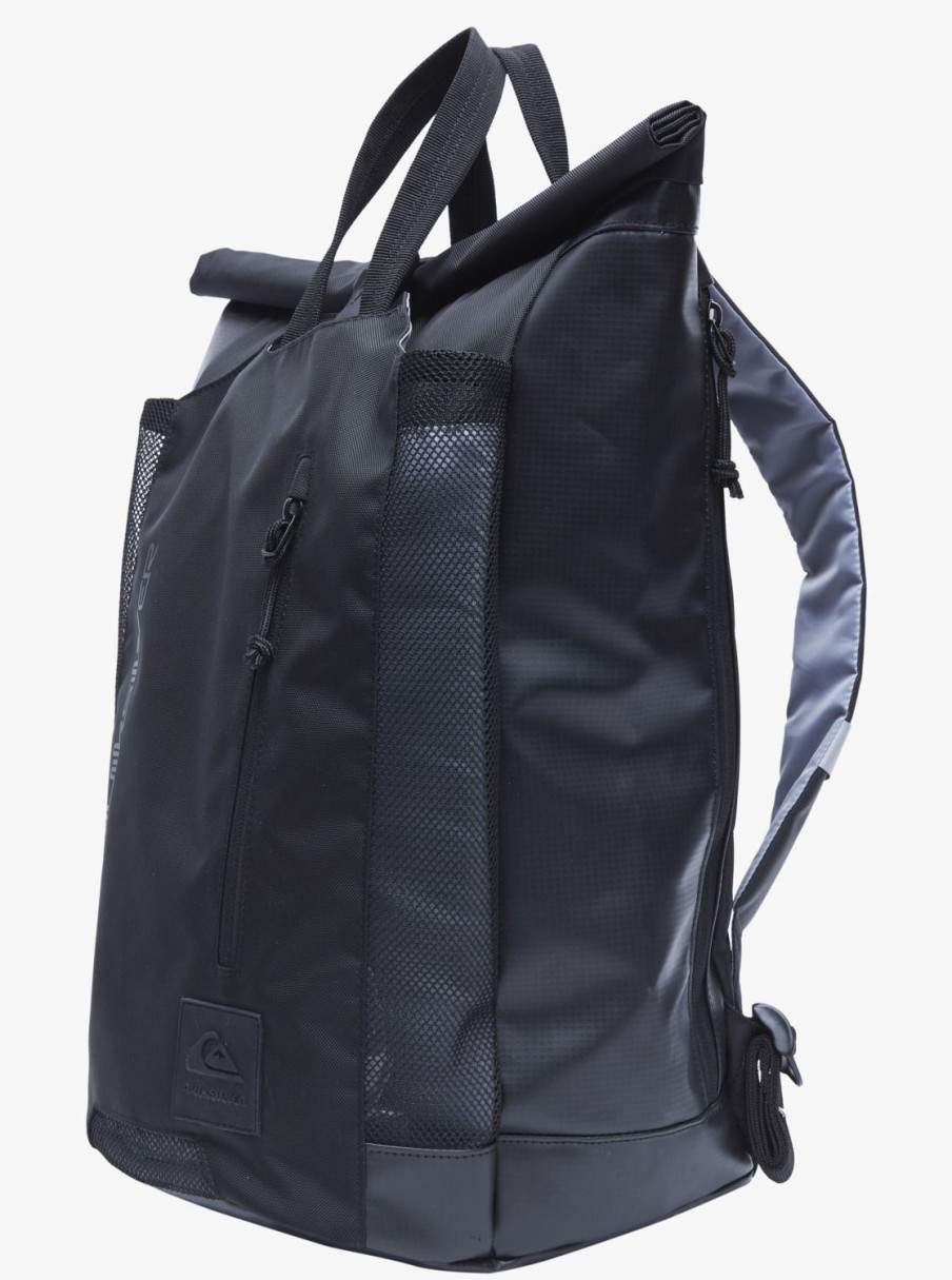 Mens Quiksilver Backpacks & Bags | Secret Sesh 37L Large Backpack Black