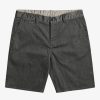 Mens Quiksilver Shorts & Amphibians | Everyday Union Stretch Chino 20" Shorts Dark Grey Heather