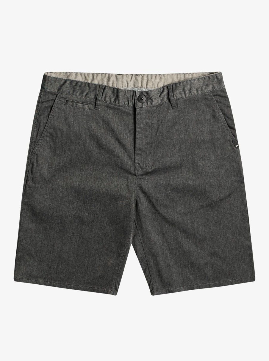 Mens Quiksilver Shorts & Amphibians | Everyday Union Stretch Chino 20" Shorts Dark Grey Heather