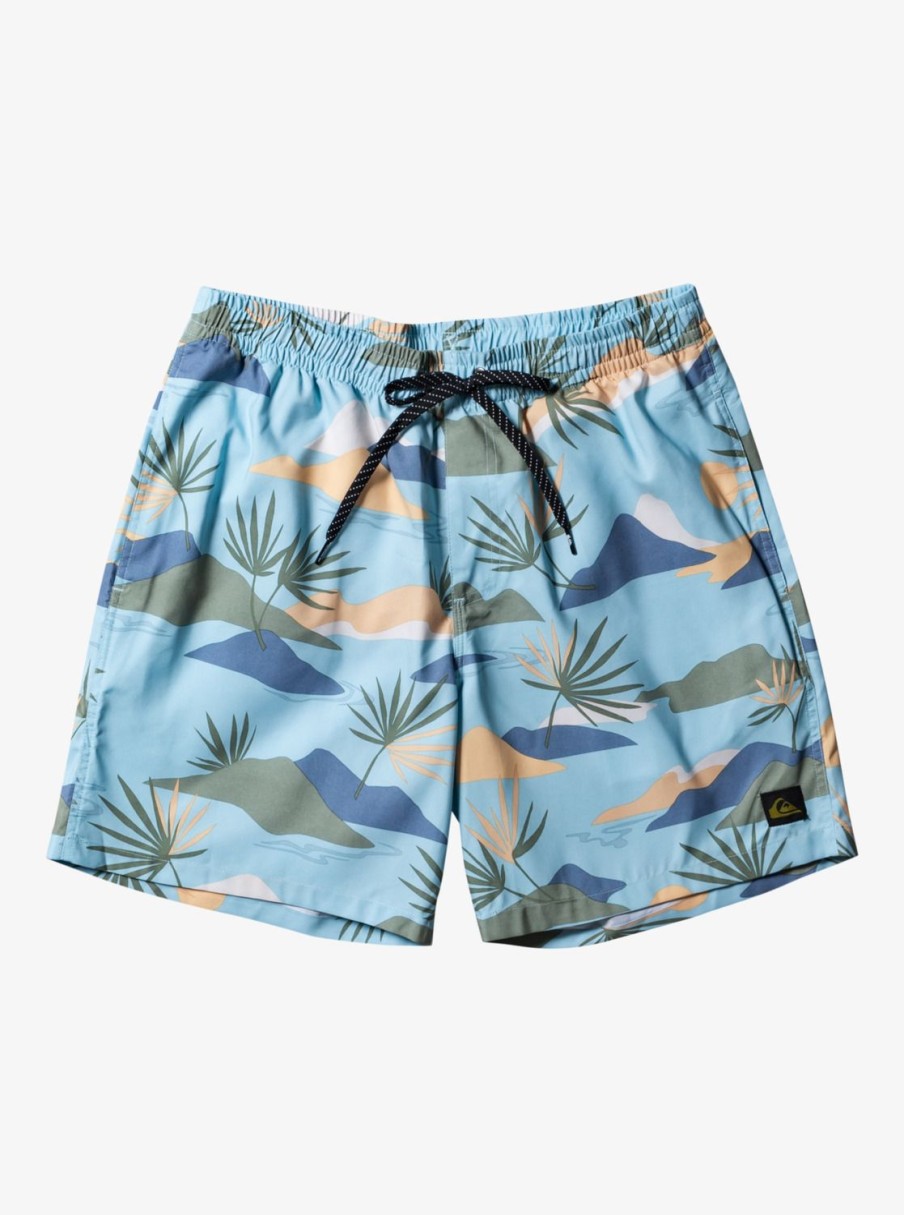 Mens Quiksilver Boardshorts | Everyday Mix 17" Volleys Sky Blue