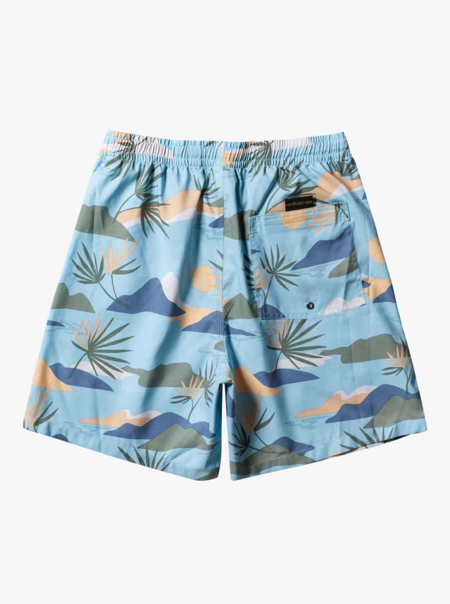 Mens Quiksilver Boardshorts | Everyday Mix 17" Volleys Sky Blue