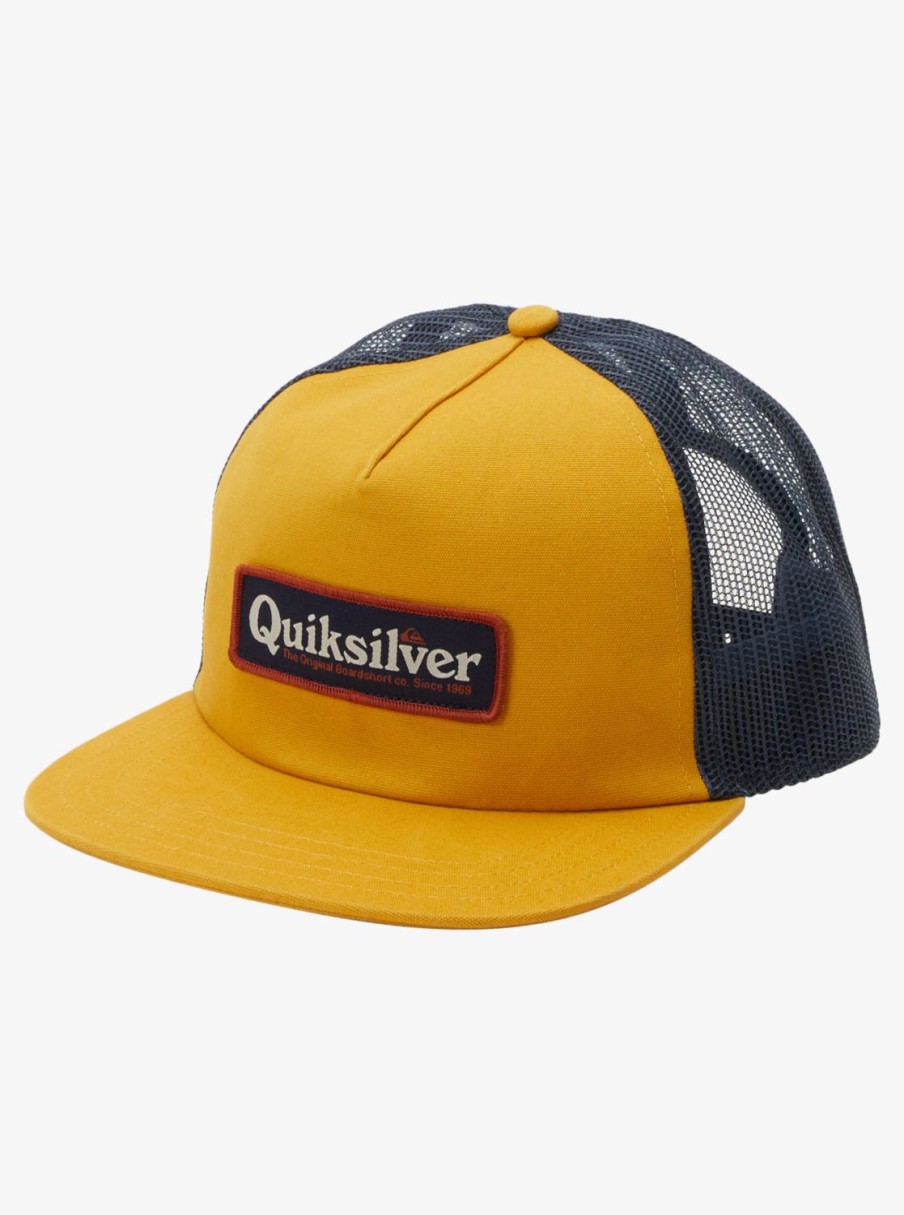 Mens Quiksilver Hats | Pursey 2 Snapback Hat Mustard