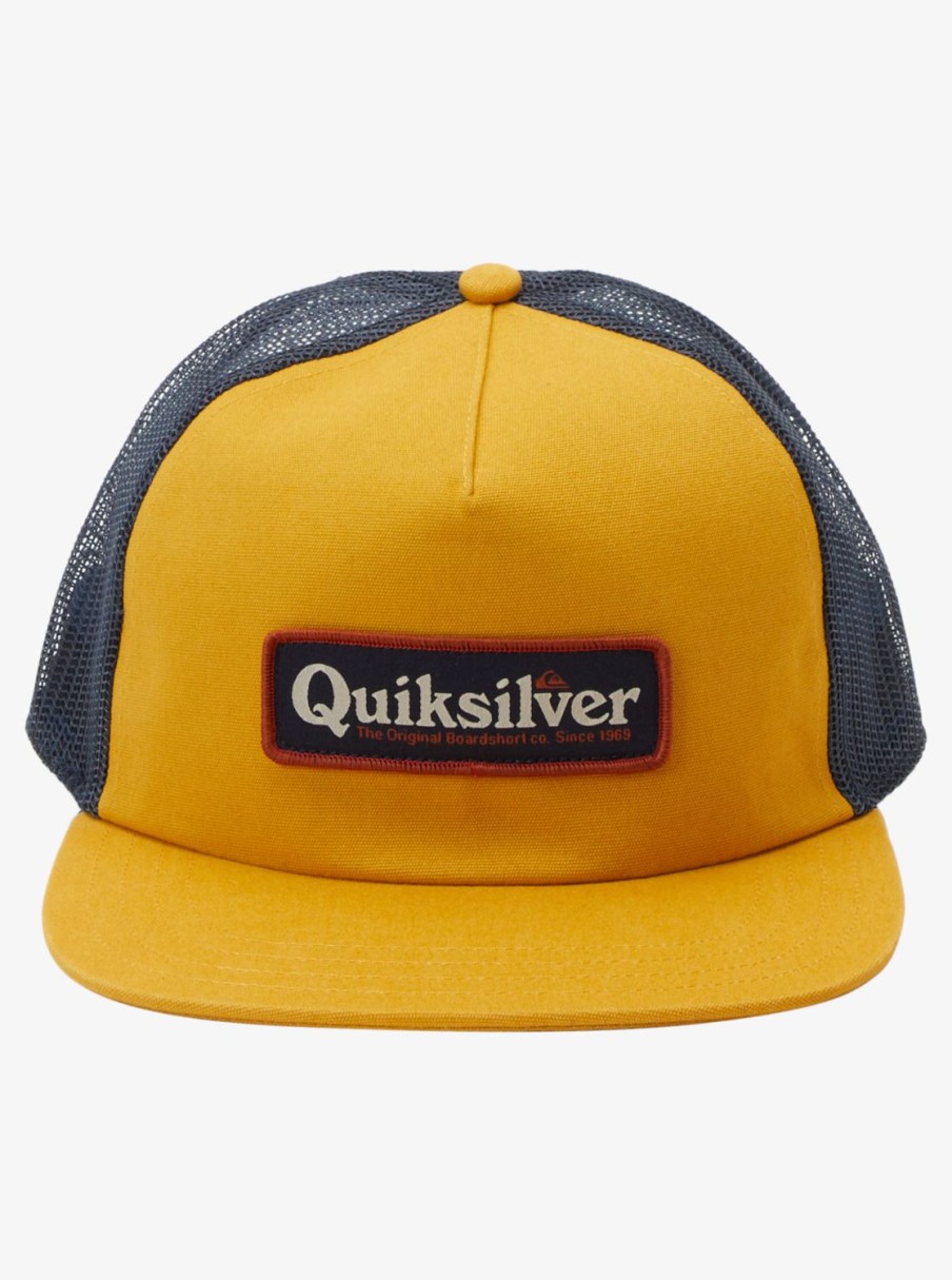 Mens Quiksilver Hats | Pursey 2 Snapback Hat Mustard