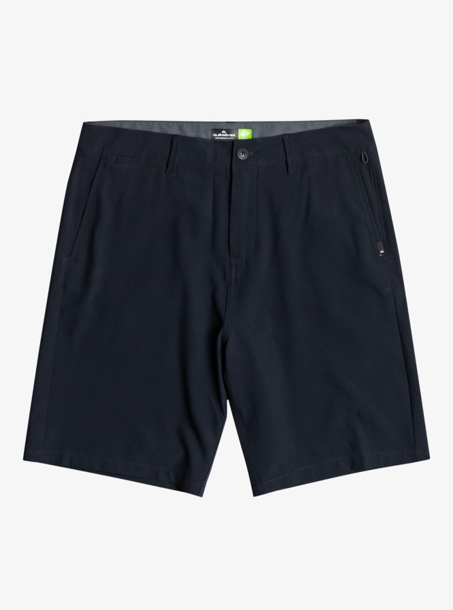 Mens Quiksilver Boardshorts | Ocean Union Amphibian 20" Hybrid Shorts Black